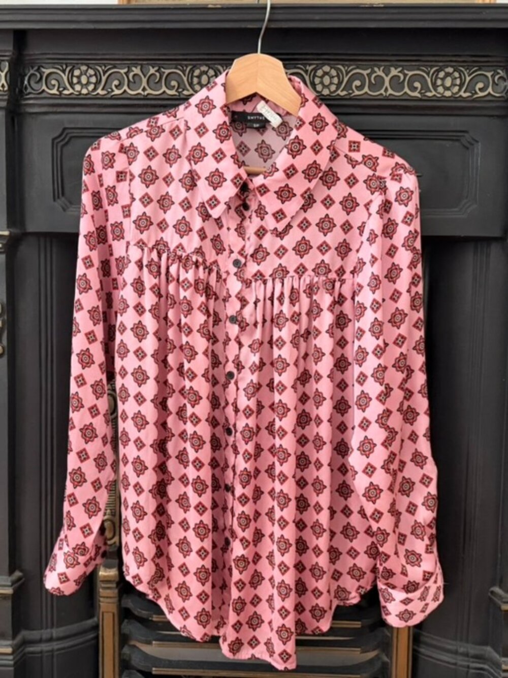 Smythe foulard print button-up shirt